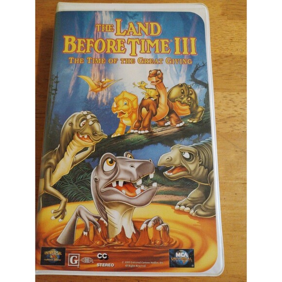 Media | The Land Before Time Iii The Time Of Great Giving Vhs 1995 ...